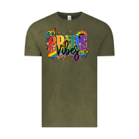 Vintage Olive Pride vibes Vintage Tee - NancyCooperArtShop