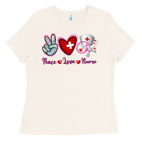 Bone Peace Love Nurse Ladies Tee - RanaPortraitStore
