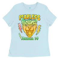 Baby Blue fearless joshua 1 9 cheetah Ladies Tee - LillyAllenDesigns