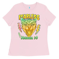Bubblegum Pink fearless joshua 1 9 cheetah Ladies Tee - LillyAllenDesigns