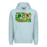 Blue Mist lucky charm Premium Hoodie - FaDigitalArtStudio