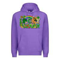 Purple lucky charm Premium Hoodie - FaDigitalArtStudio