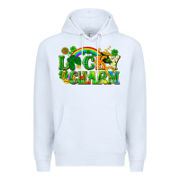 White lucky charm Premium Hoodie - FaDigitalArtStudio