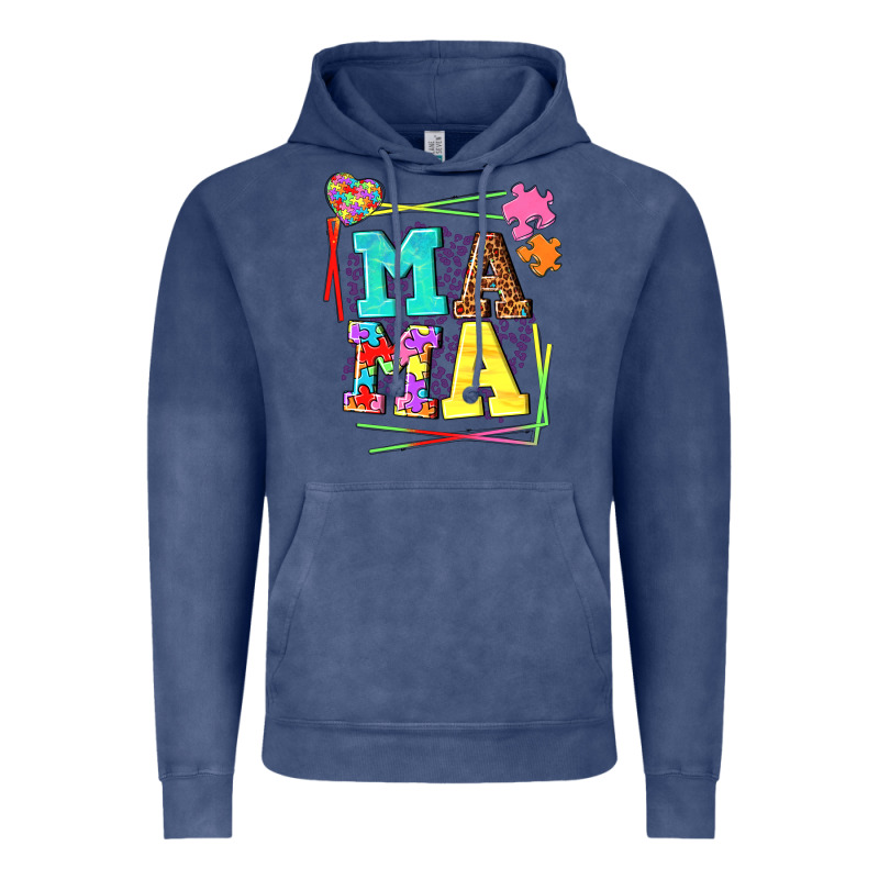 Autism Mama Vintage Hoodie by NancyCooperArtShop | Teevron
