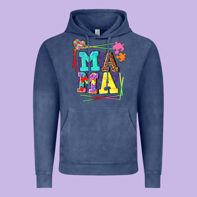 Autism Mama Vintage Hoodie Designed By Nancycooperartshop