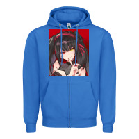 True Royal tokisaki kurumi Zipper Hoodie - tuanDangUi