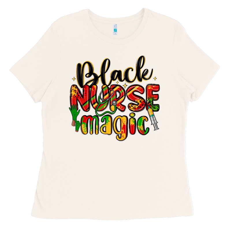 Black Nurse Magic Ladies Tee by LillyAllenDesigns | Teevron
