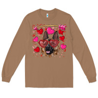 Toasted Coconut valentine's german shepherd Long Sleeve Tee - RanaPortraitStore