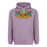 Lavender charolais cow mom Heavyweight Hoodie - LillyAllenDesigns