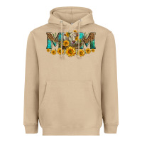 Mushroom charolais cow mom Heavyweight Hoodie - LillyAllenDesigns