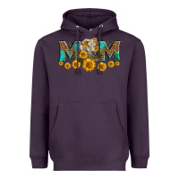 Plum charolais cow mom Heavyweight Hoodie - LillyAllenDesigns