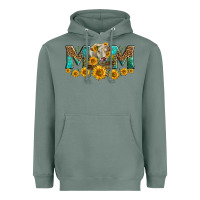Sage charolais cow mom Heavyweight Hoodie - LillyAllenDesigns