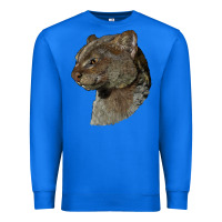 True Royal Jaguarundi Head Premium Sweatshirt - LillyAllenDesigns
