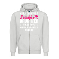 Dove Grey Father Yes I Do Have A Beautiful Daughter Zipper Hoodie - tuanDangUi
