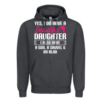 Smoke Father Yes I Do Have A Beautiful Daughter Zipper Hoodie - tuanDangUi
