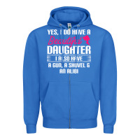 True Royal Father Yes I Do Have A Beautiful Daughter Zipper Hoodie - tuanDangUi