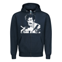 Navy classic art jim croce legend rock Zipper Hoodie - tuanDangUi