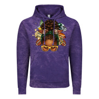Cloud Purple american football afro messy bun Vintage Hoodie - texasbilliewilder