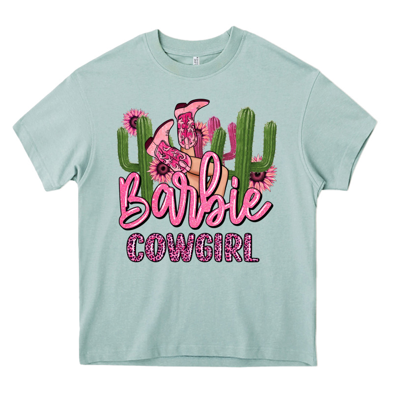 Barbie Cowgirl Heavy Core Tee by MaliasSmallBusiness | Teevron