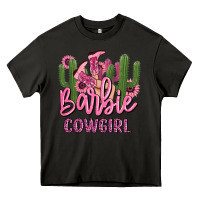 Asphalt barbie cowgirl Heavy Core Tee - MaliasSmallBusiness