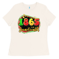Bone 1865 juneteenth Ladies Tee - LillyAllenDesigns