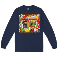 Navy juneteenth breaking every chain since 1865 Long Sleeve Tee - CowGirlArtShop