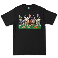 Black easter cow Premium Tee - LillyAllenDesigns