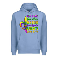 Colony Blue mardi gras parades beads french quarter beignets Premium Hoodie - FaDigitalArtStudio