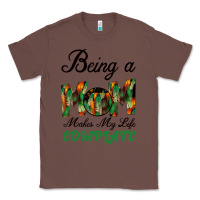 Chestnut Being A Mom Makes My Life Complete For dark Classic Tee - Bettercallsaul