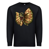 Black dilophosaurus face Premium Sweatshirt - LillyAllenDesigns