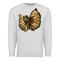 Dove Grey dilophosaurus face Premium Sweatshirt - LillyAllenDesigns