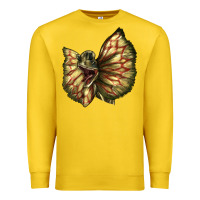 Lemon dilophosaurus face Premium Sweatshirt - LillyAllenDesigns