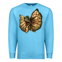 Ocean Blue dilophosaurus face Premium Sweatshirt - LillyAllenDesigns