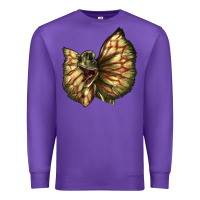 Purple dilophosaurus face Premium Sweatshirt - LillyAllenDesigns