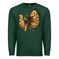 Sports Green dilophosaurus face Premium Sweatshirt - LillyAllenDesigns