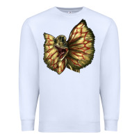 White dilophosaurus face Premium Sweatshirt - LillyAllenDesigns