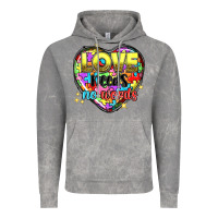 Cloud Rock Love needs no words Vintage Hoodie - NancyCooperArtShop