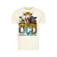 Vintage Arctic Obsessive Cow Disorder with Cows Vintage Tee - texasbilliewilder