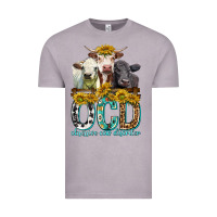 Vintage Zinc Obsessive Cow Disorder with Cows Vintage Tee - texasbilliewilder