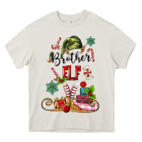Cream brother elf Heavy Core Tee - MaliasSmallBusiness