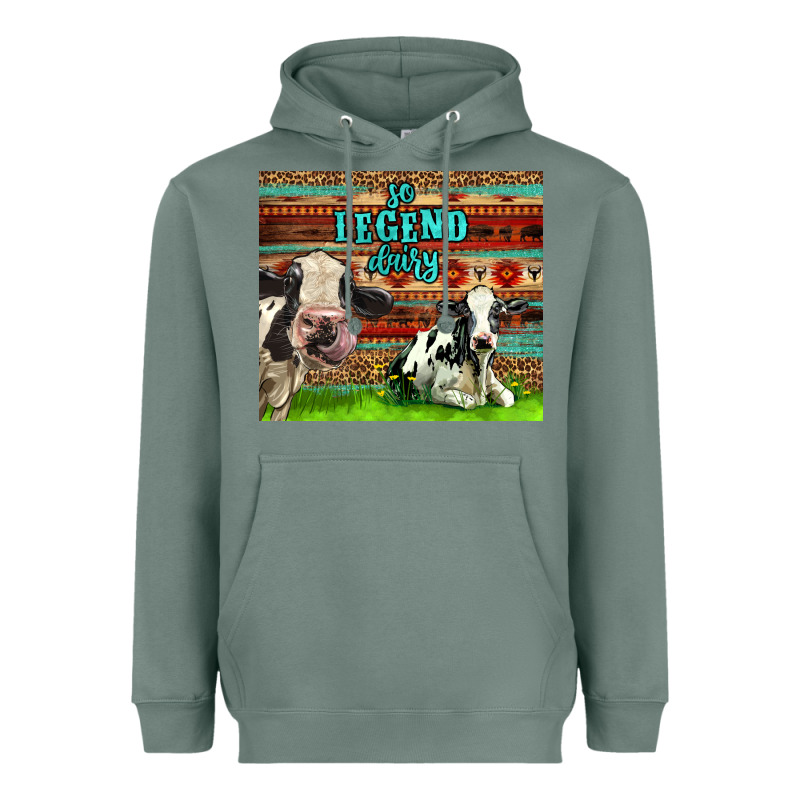 So Legend Dairy Heavyweight Hoodie by LillyAllenDesigns | Teevron
