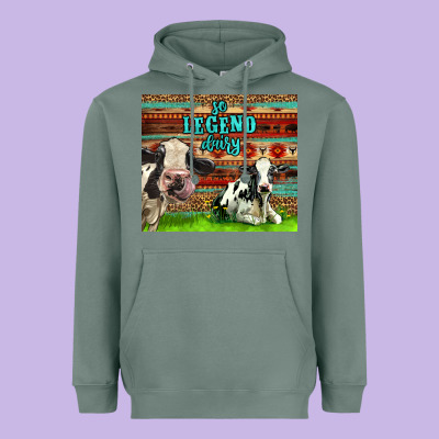 So Legend Dairy Heavyweight Hoodie Designed By Lillyallendesigns