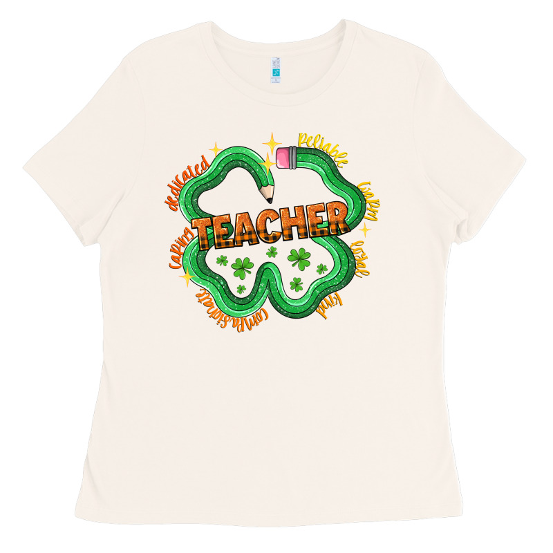 Teacher St Patricks Day Ladies Tee by LillyAllenDesigns | Teevron