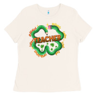 Bone teacher st patricks day Ladies Tee - LillyAllenDesigns