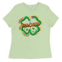 Matcha teacher st patricks day Ladies Tee - LillyAllenDesigns
