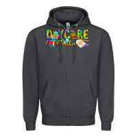 Smoke daycare teacher Zipper Hoodie - CowhideDigitalArt