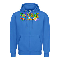 True Royal daycare teacher Zipper Hoodie - CowhideDigitalArt
