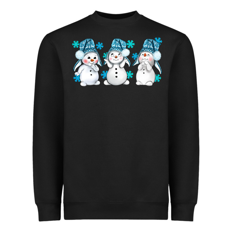 Snowman Winter Bbs Heavyweight Sweatshirt by BundleAndBundleShop | Teevron