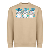 Mushroom snowman winter bbs Heavyweight Sweatshirt - BundleAndBundleShop