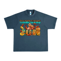Midnight Navy Thanksgiving crew Urban Heavy Tee - NancyCooperArtShop